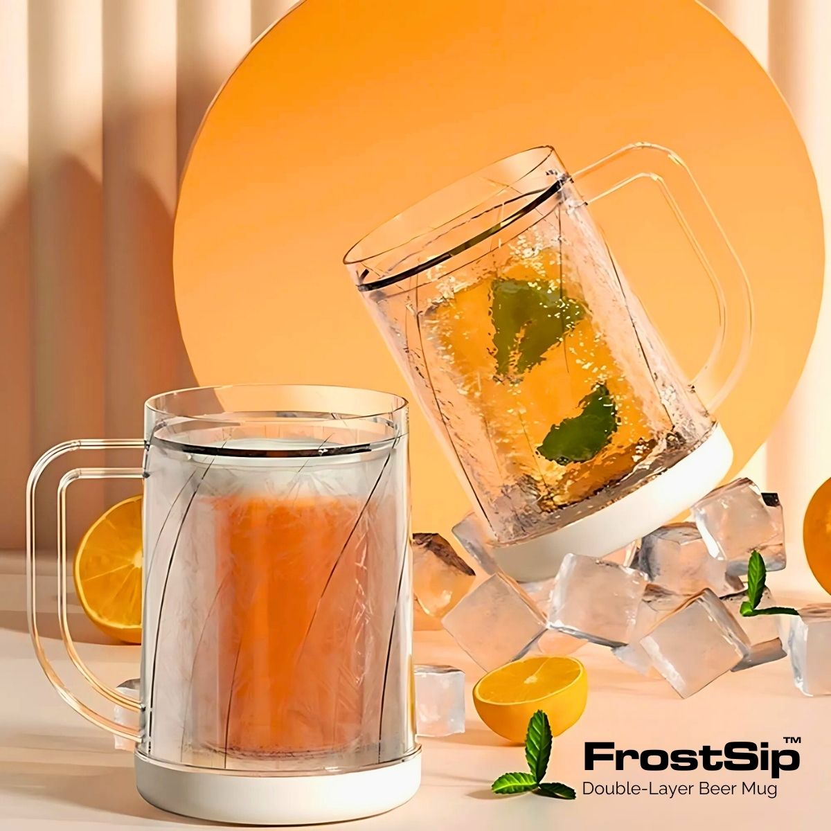 FrostSip™ Double-Layer Beer Mug