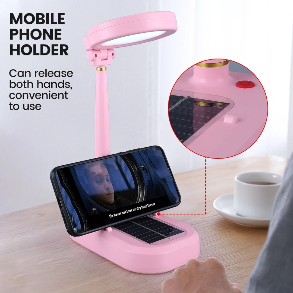 FanBeam™ Solar LED Fan Lamp
