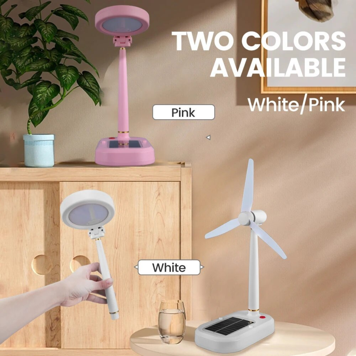 FanBeam™ Solar LED Fan Lamp