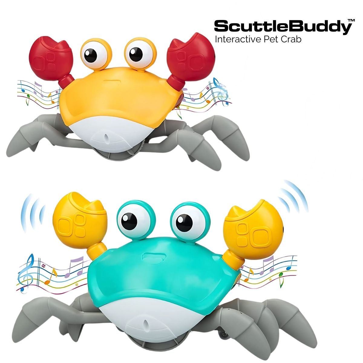 ScuttleBuddy™ Interactive Toy Crab
