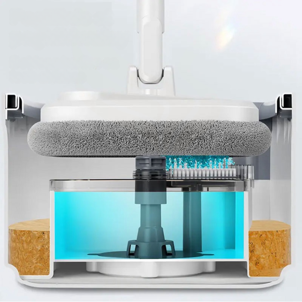 AquaSpin™ Microfiber Mop