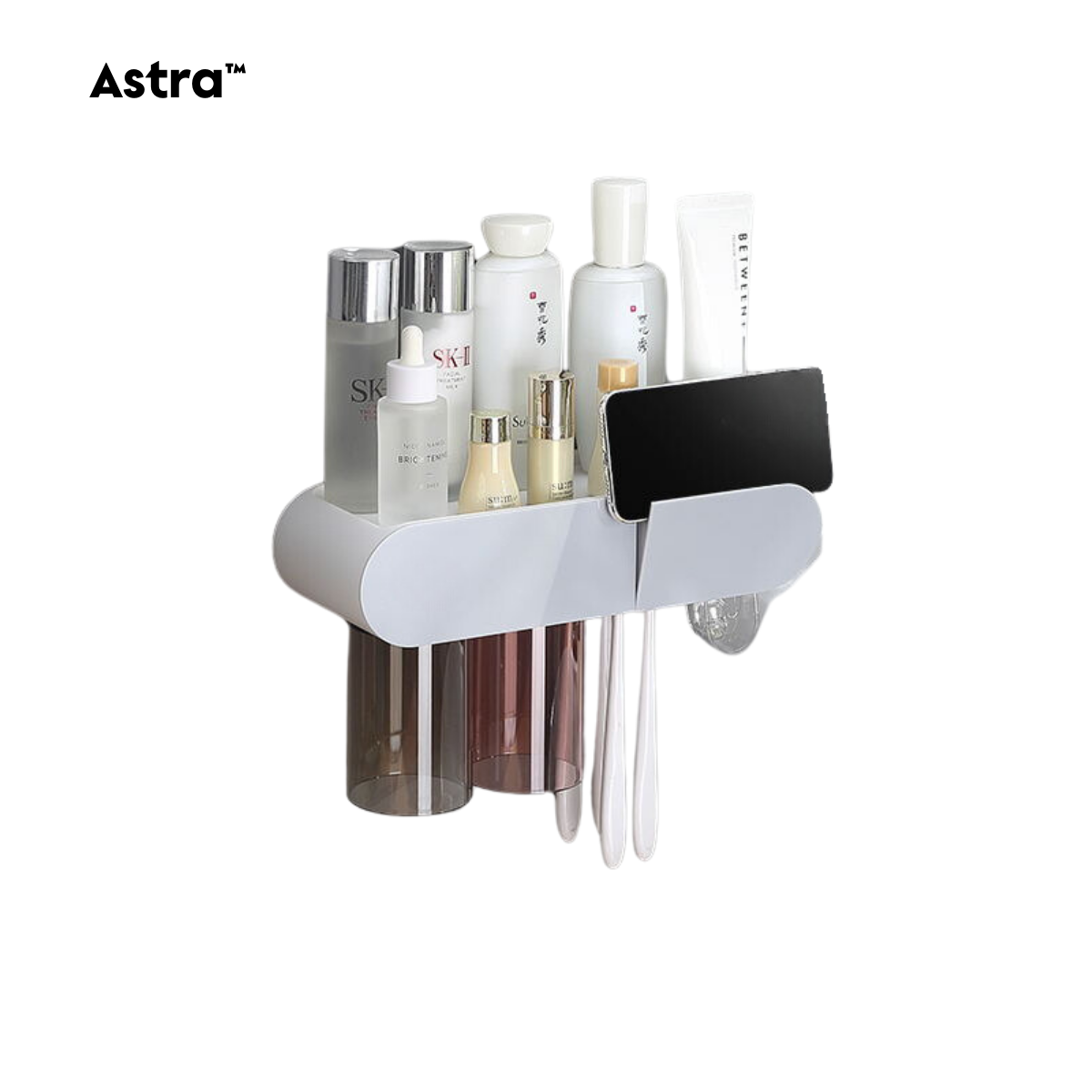 MultiMount™ Smart Bathroom Organizer