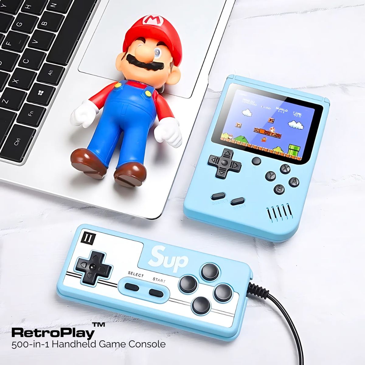 RetroPlay™ 500-in-1 Handheld Game Console