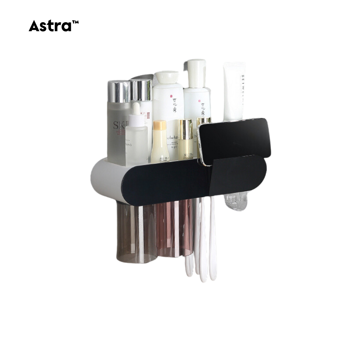 MultiMount™ Smart Bathroom Organizer