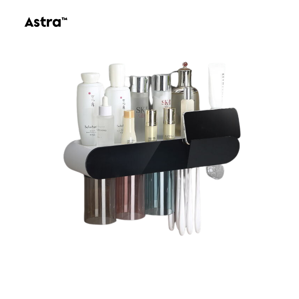 MultiMount™ Smart Bathroom Organizer