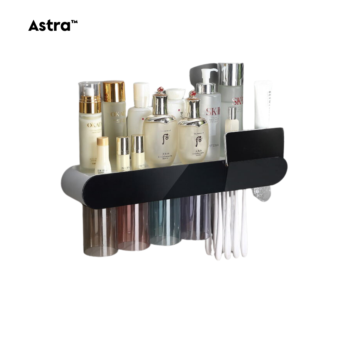 MultiMount™ Smart Bathroom Organizer