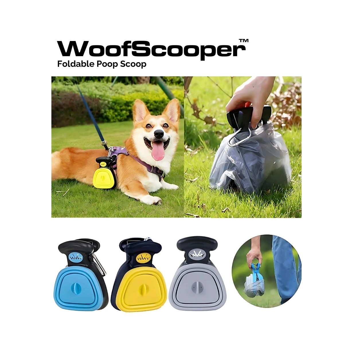 WoofScooper™ Foldable Poop Scooper
