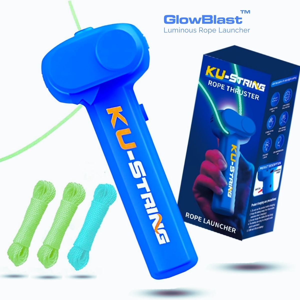 GlowBlast™ Luminous Rope Launcher