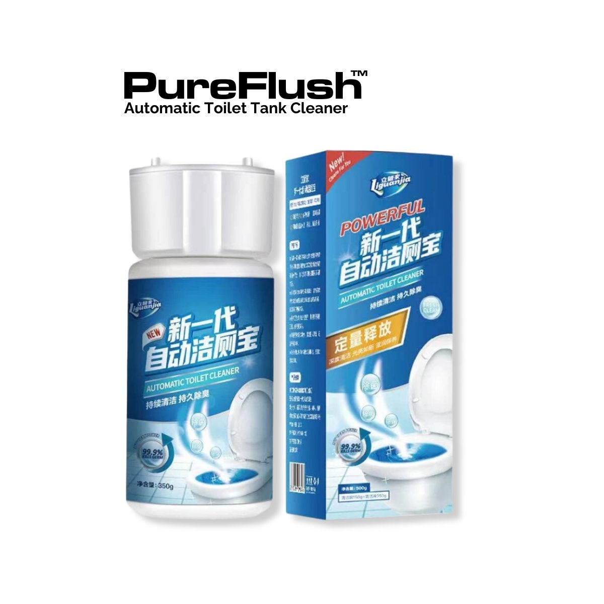 PureFlush™ Automatic Toilet Tank Cleaner
