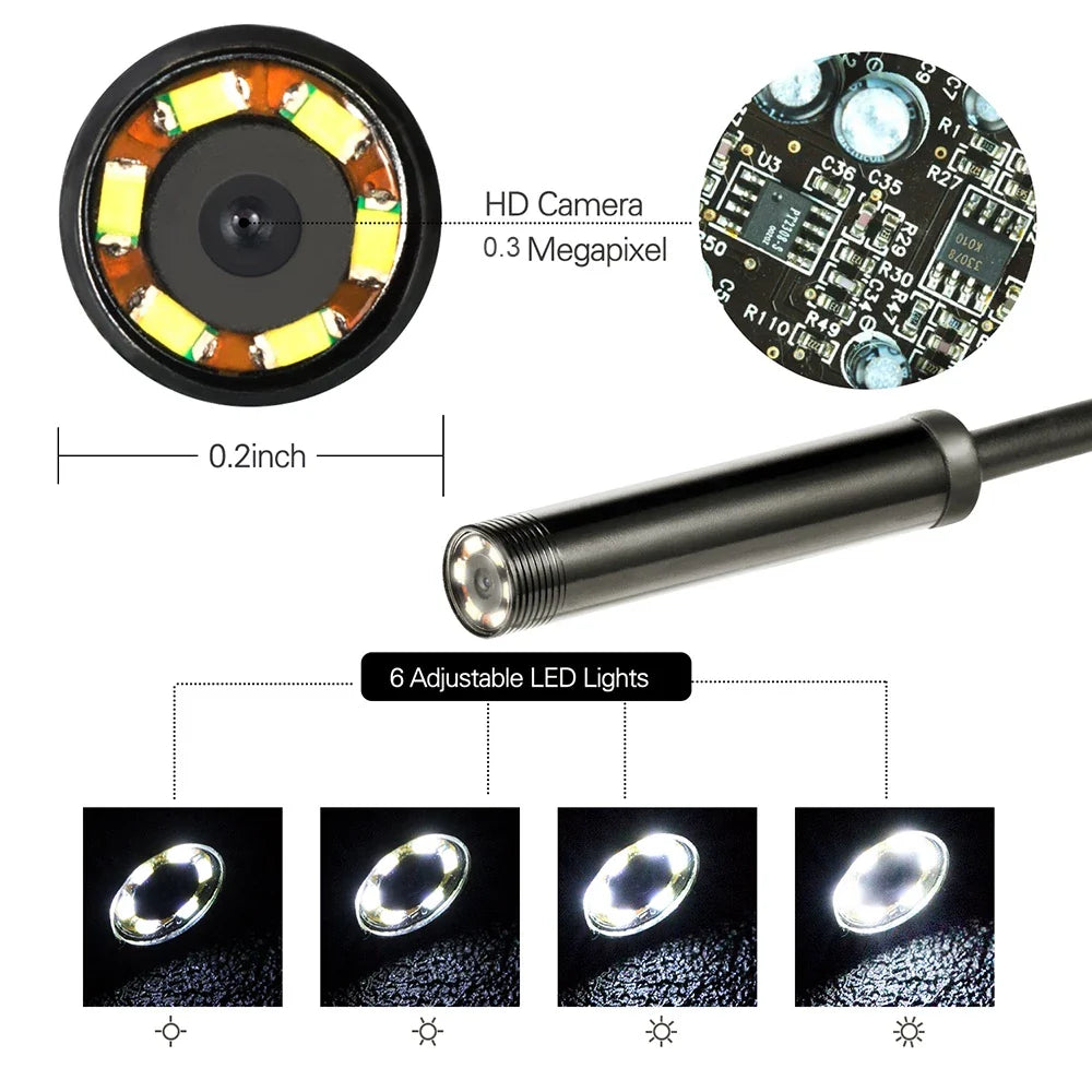 ScopeSnap™ USB Waterproof Endoscope