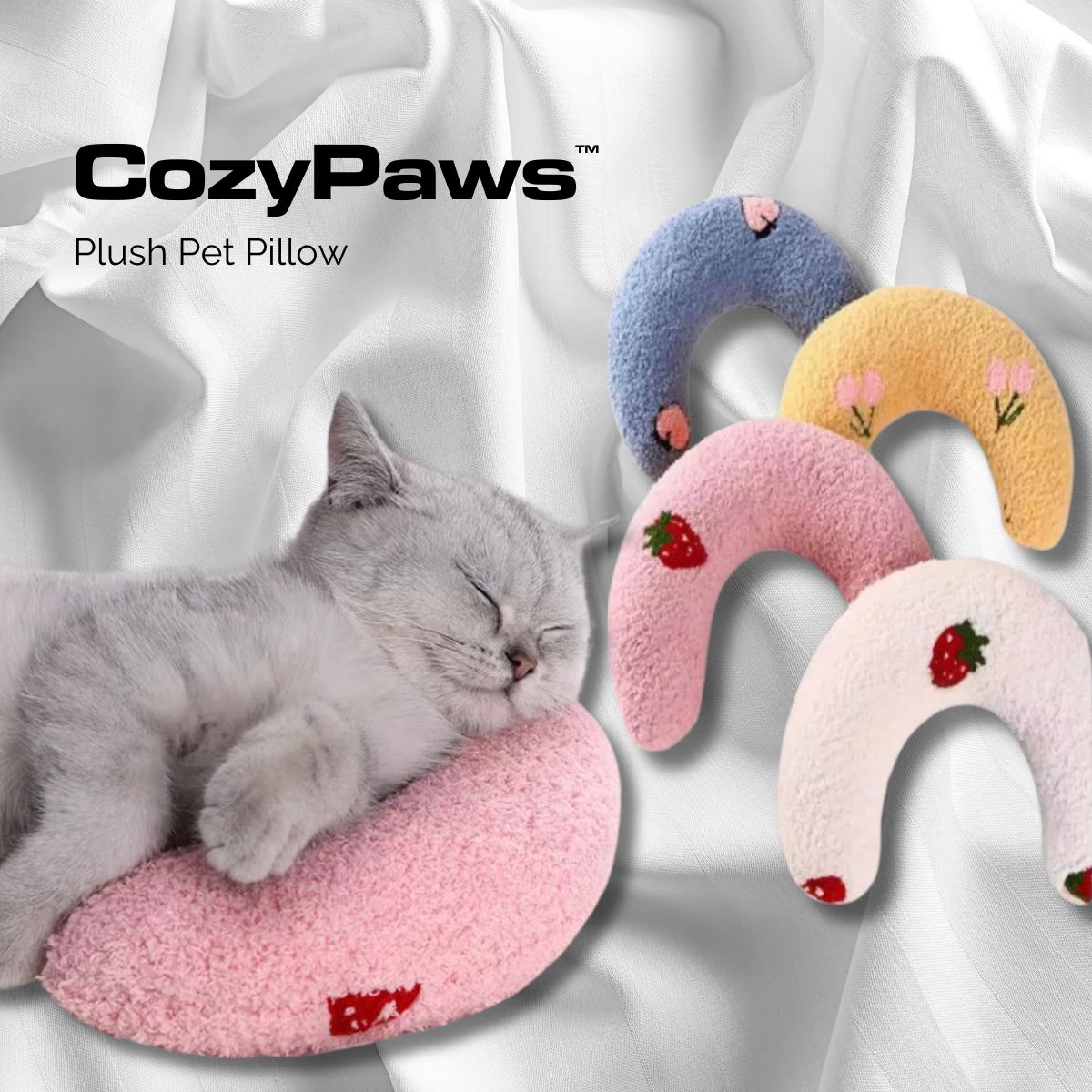CozyPaws™ Plush Pet Pillow