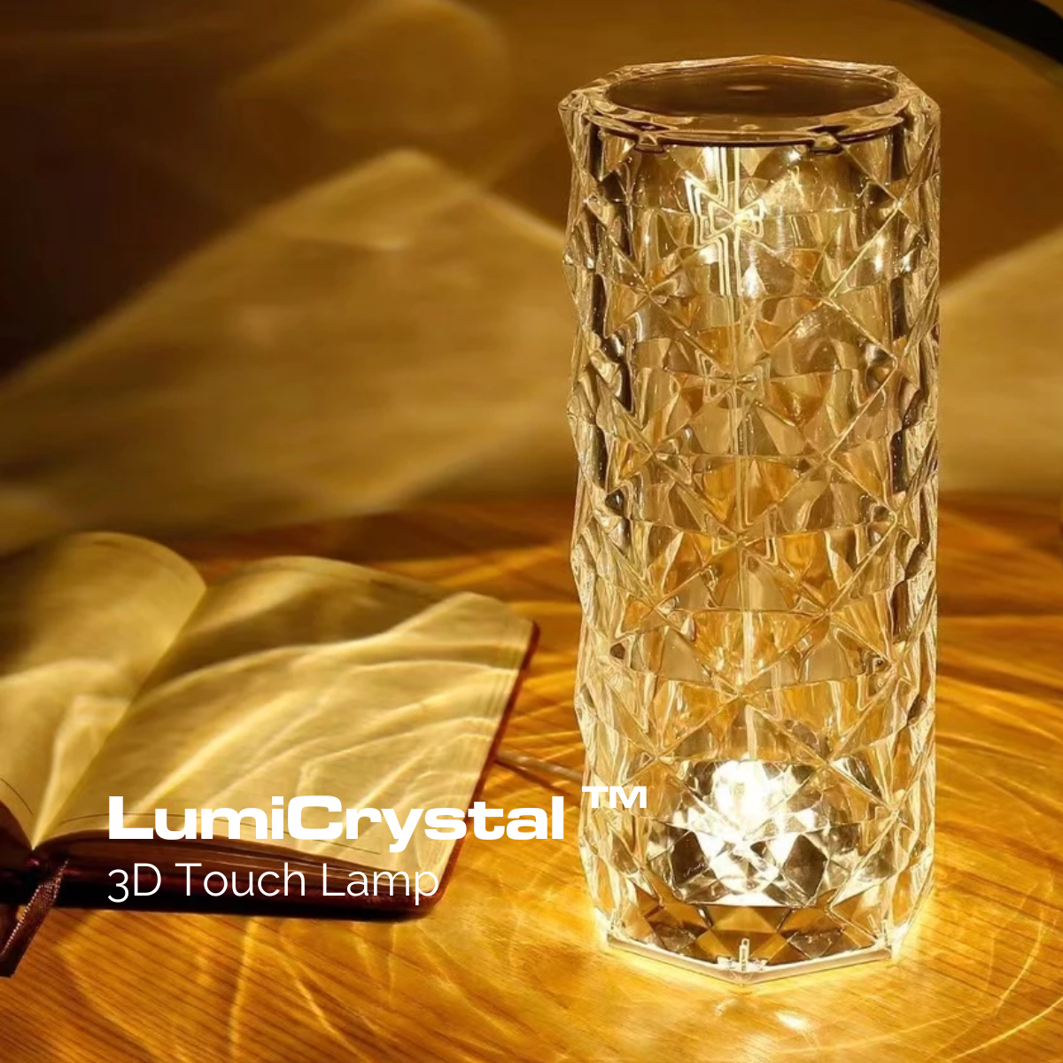 LumiCrystal™ 3D Touch Lamp