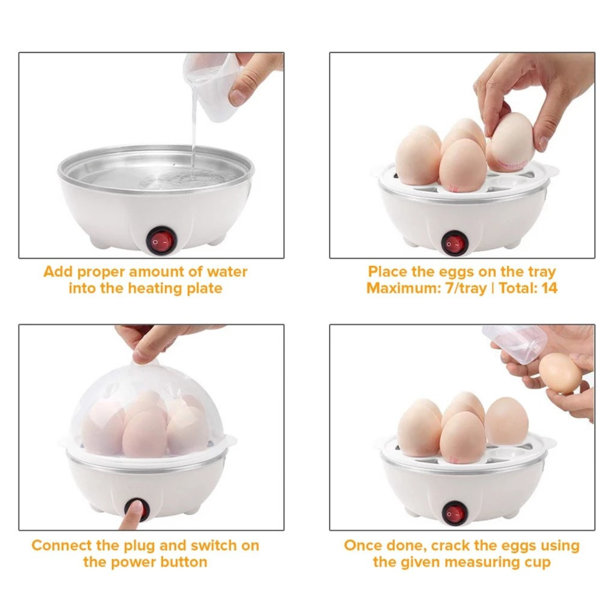 EggStack™ Double Layer Egg Steamer