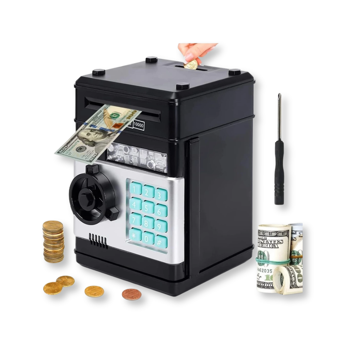 CoinVault™ Smart ATM Piggy Bank
