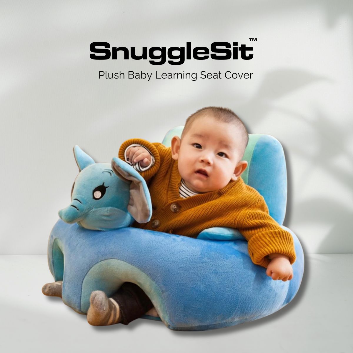 SnuggleSit™ – Plush Baby Learning Seat Cover
