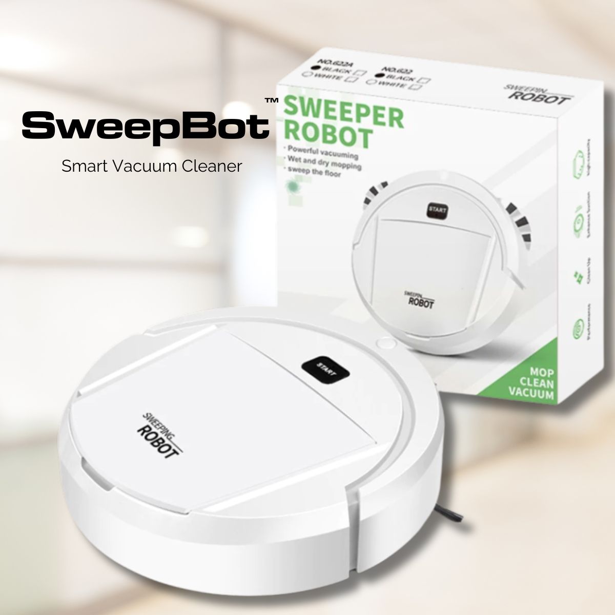 SweepBot™ Smart Vacuum Cleaner