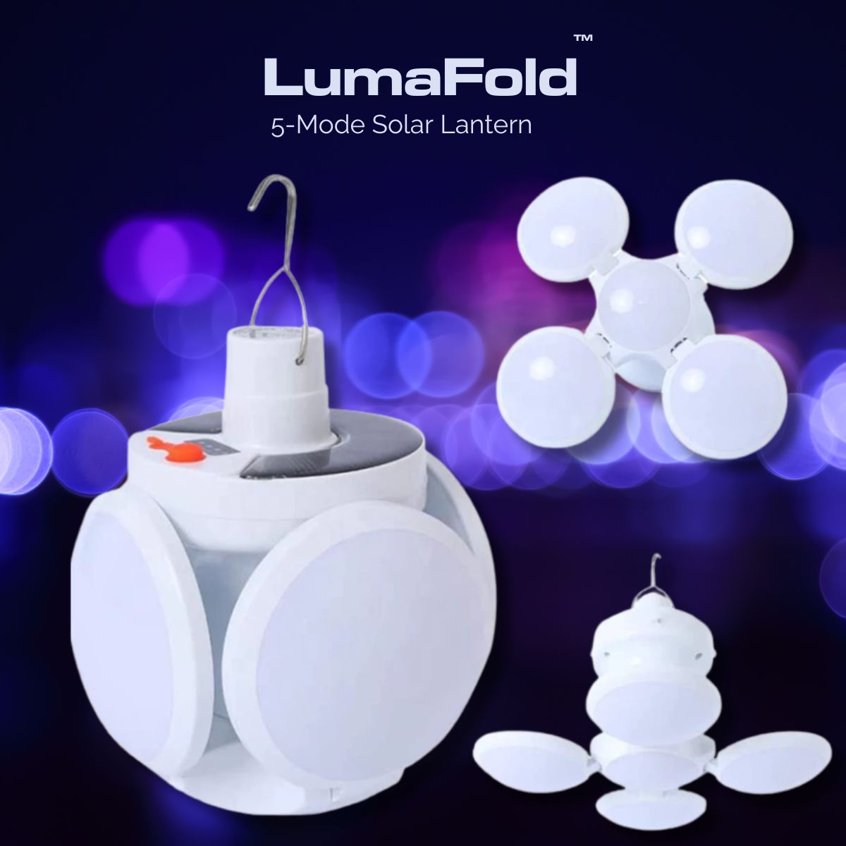 LumaFold™ 5-Mode Solar Lantern