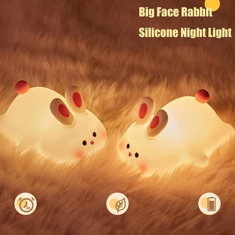 MiniGlow™ Silicone Bunny Lamp