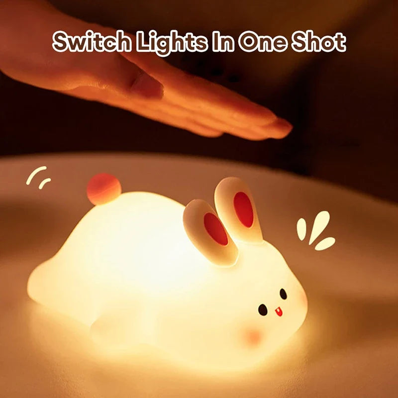MiniGlow™ Silicone Bunny Lamp