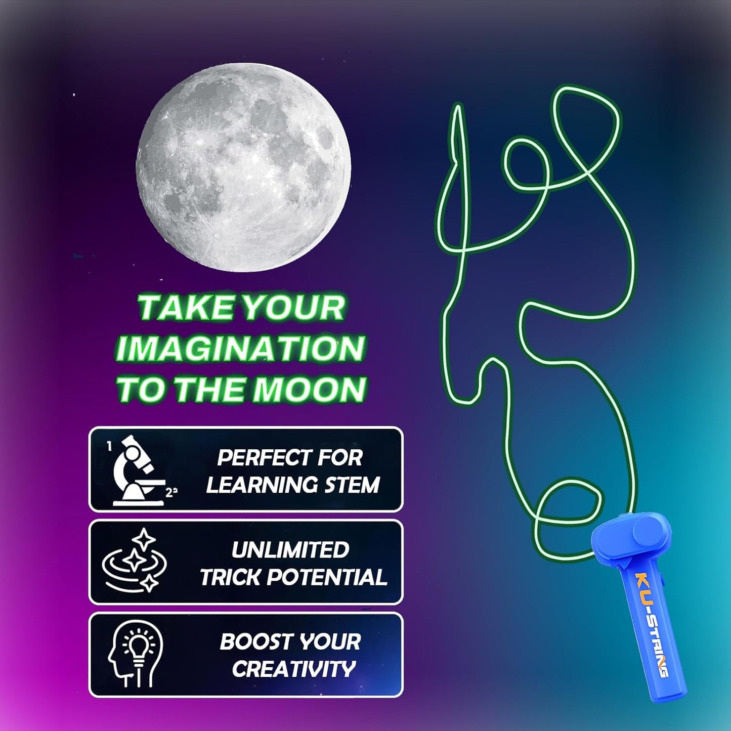 GlowBlast™ Luminous Rope Launcher