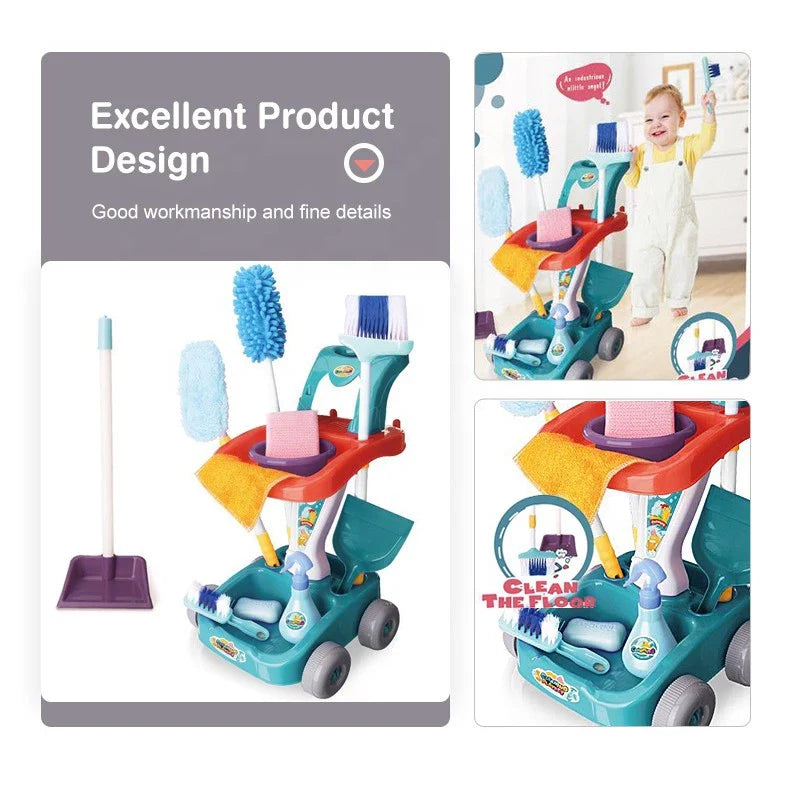 TrainChores™ Cleaning Toy Set