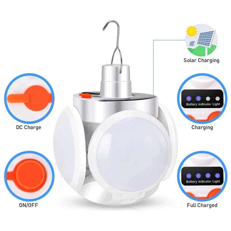 LumaFold™ 5-Mode Solar Lantern