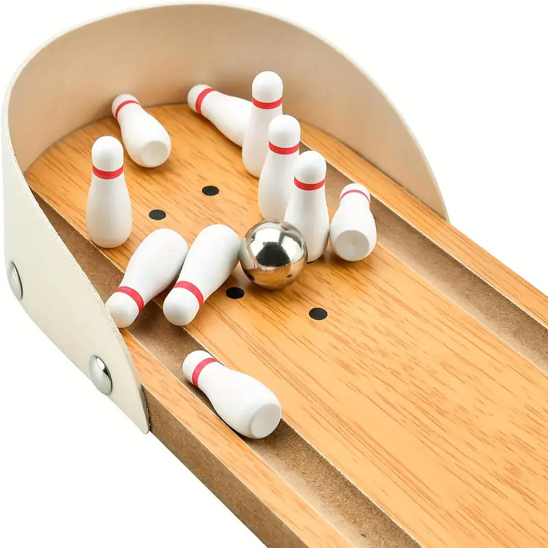 FunStrike™ Mini Wooden Bowling Toy