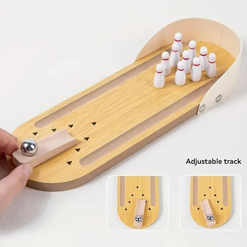 FunStrike™ Mini Wooden Bowling Toy