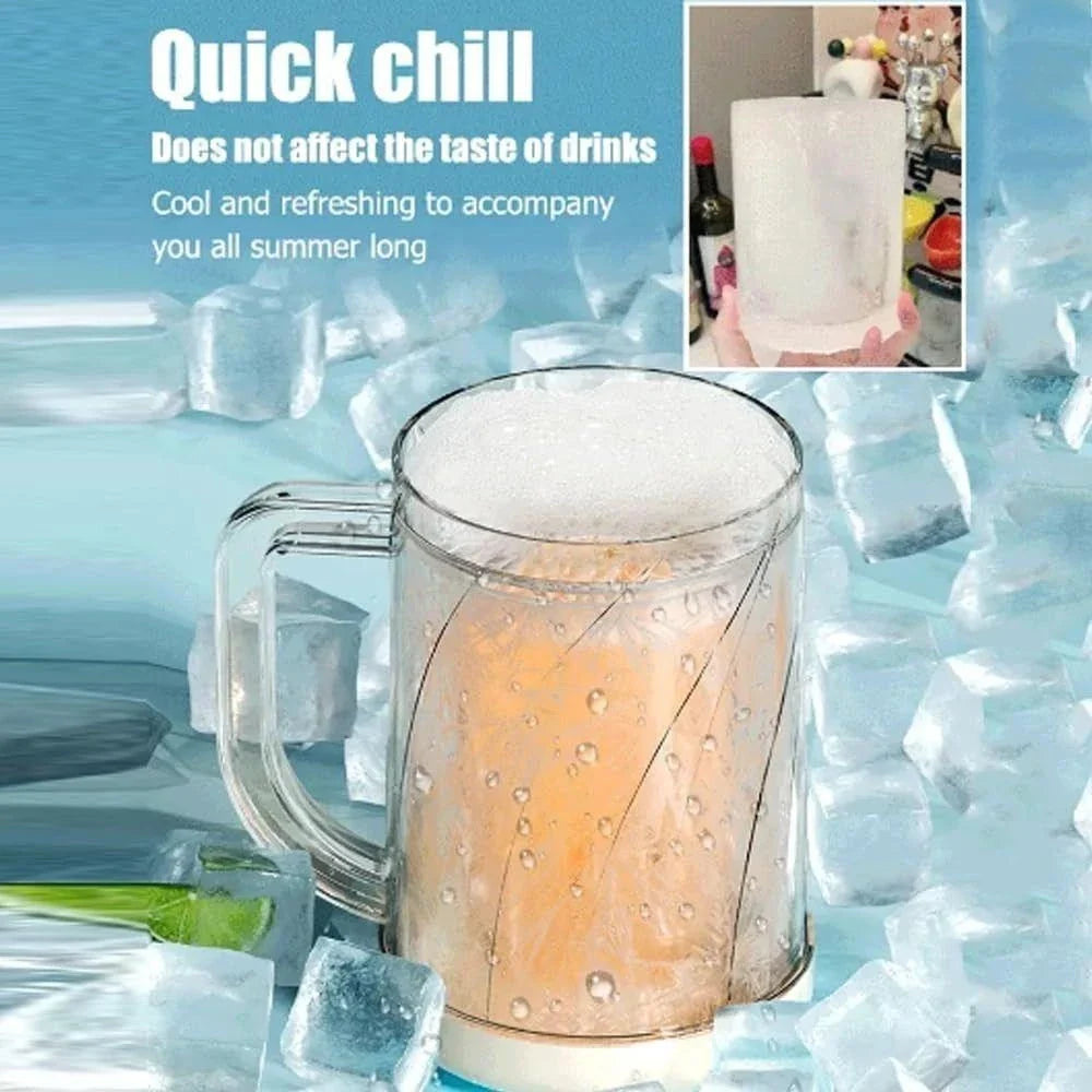 FrostSip™ Double-Layer Beer Mug