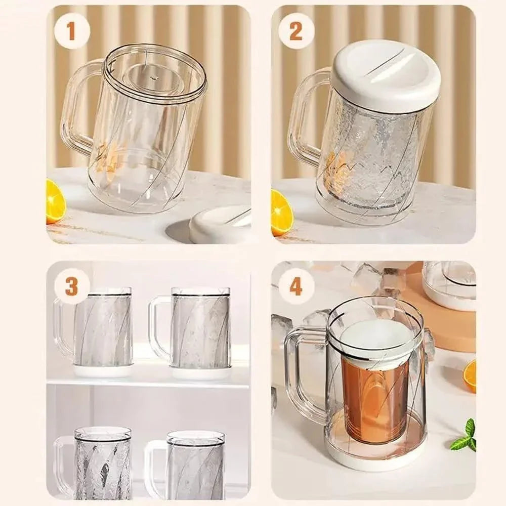 FrostSip™ Double-Layer Beer Mug