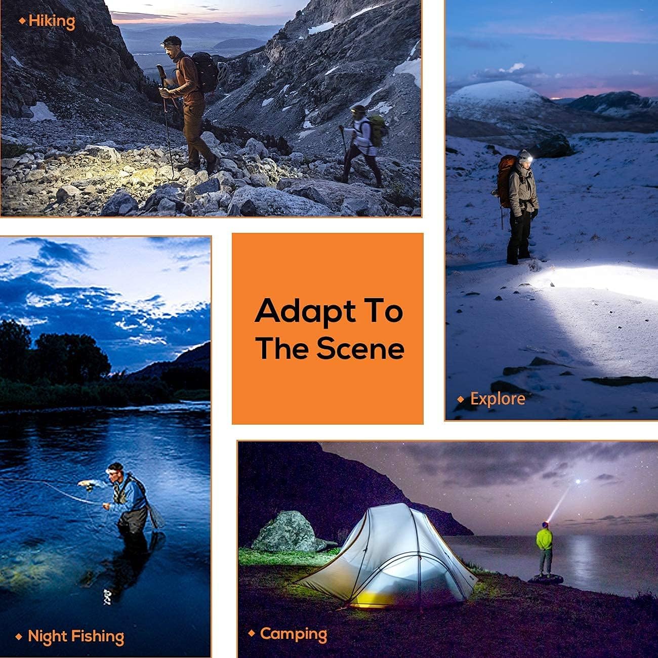 BeamMax™ USB Rechargeable Headlamp