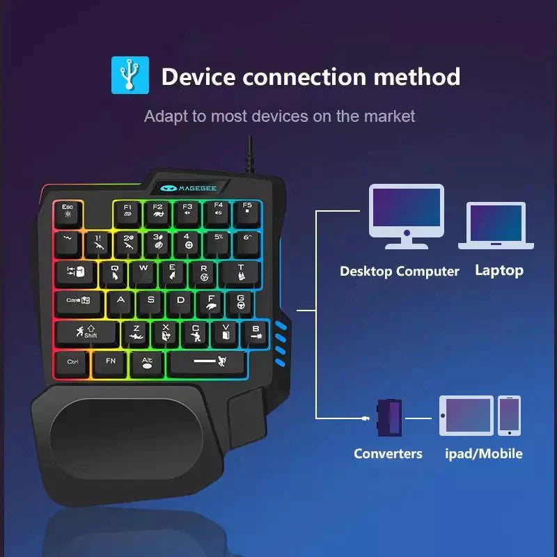 GameFusion™ Mobile Gaming Keyboard and Mouse