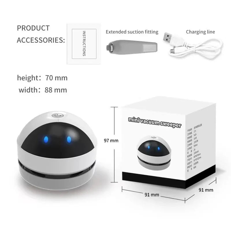 DeskBot™ Mini Robot Desk Cleaner