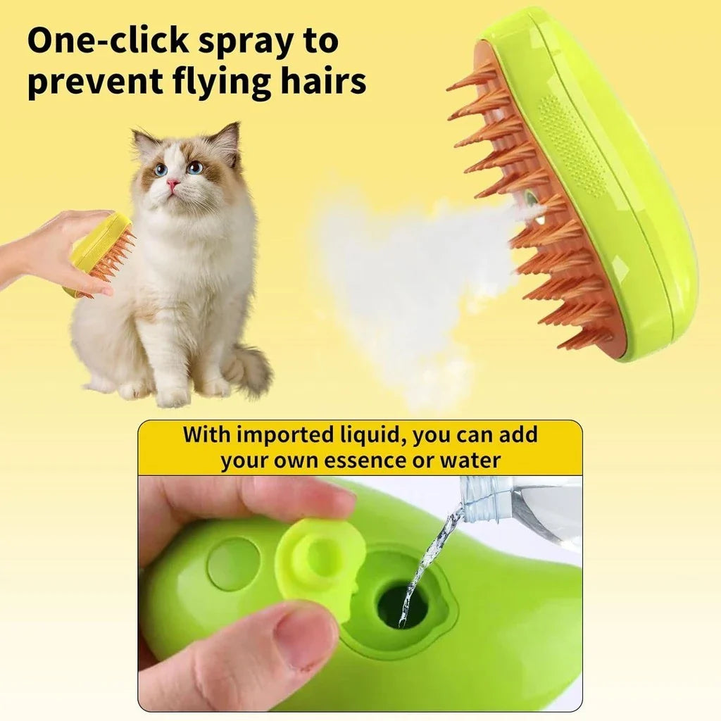 PurrEase™ 3-in-1 Cat Grooming Brush