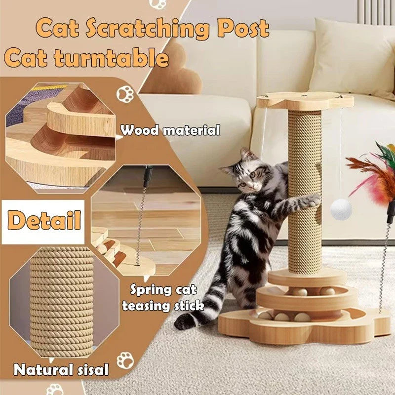 ScratchJoy™ Interactive Cat Scratching Post