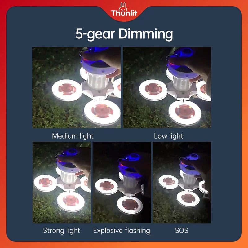 LumaFold™ 5-Mode Solar Lantern