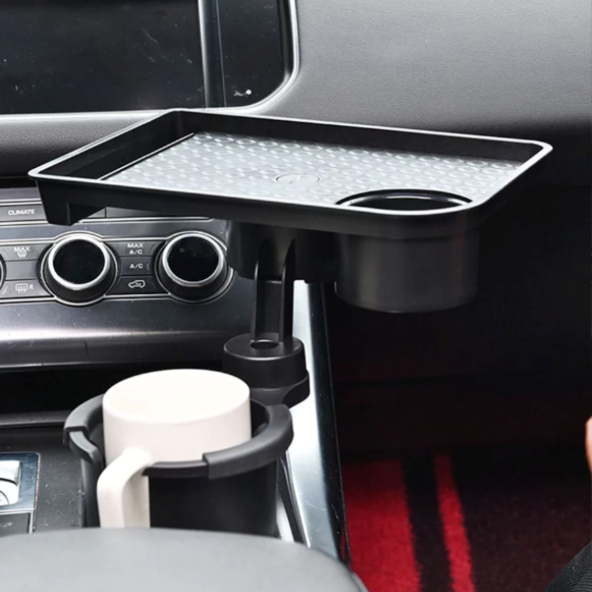 SnackEase™ Car Cup Holder w/ Tray
