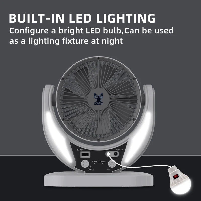 SolarBreeze™ Solar Fan with Light