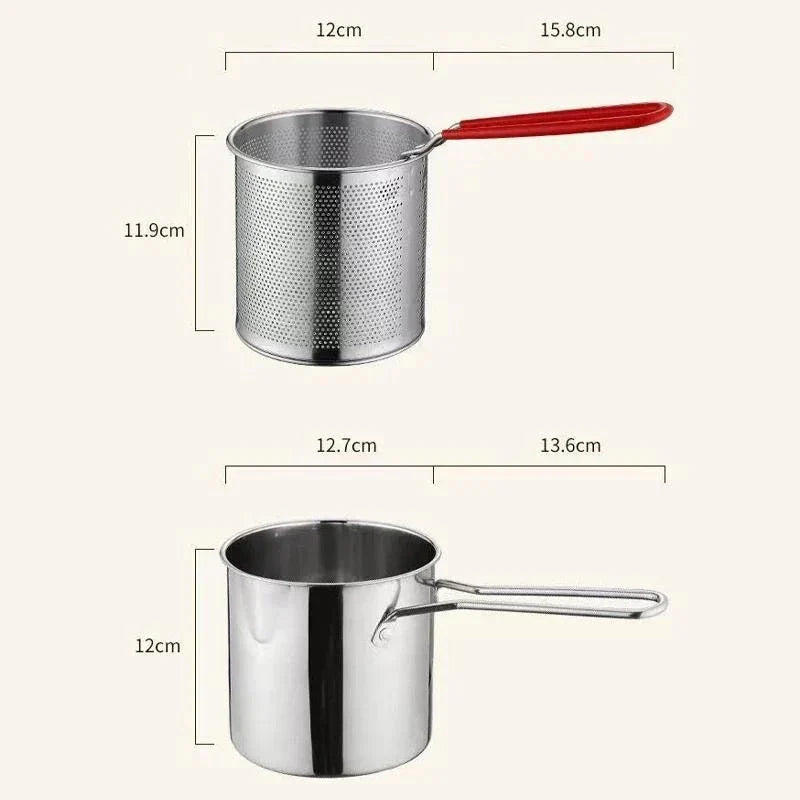 QuickFry™ Mini Stainless Steel Fryer Pot