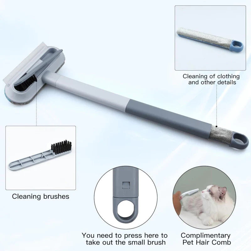 FurGlide™ Long-Handle Pet Hair Remover