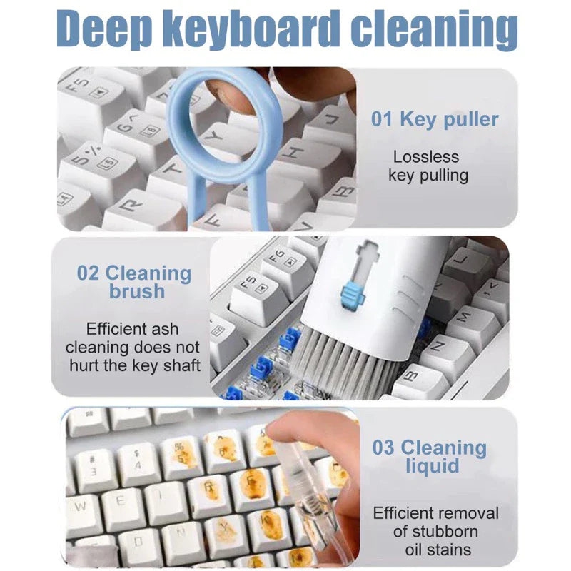 TechBrush™ 7-in-1 Computer Cleaning Kit