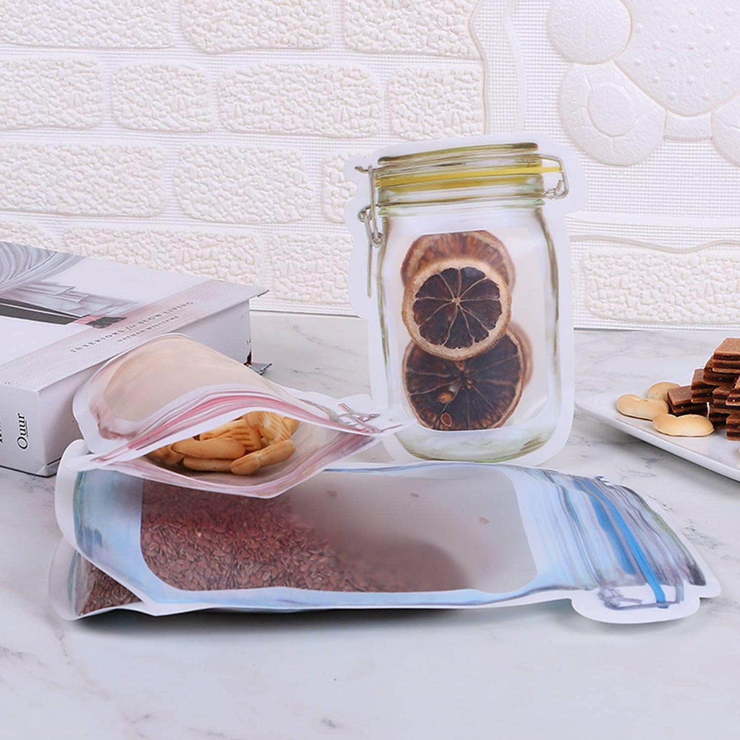 ZipFresh™ Reusable Mason Jar Bags