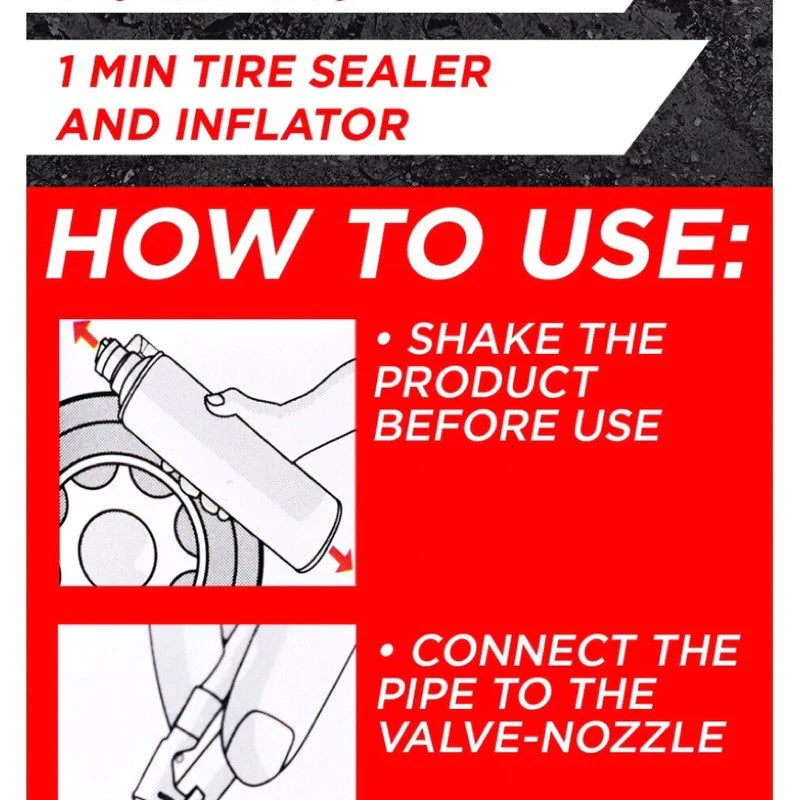 TireFix™ Seal & Inflate On The Go