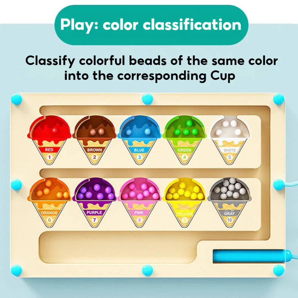 EduBeads™ Magnetic Color Sorting Board