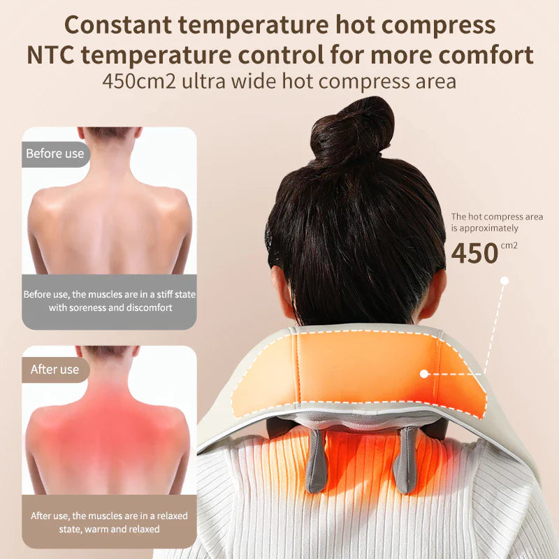 RelaxEase™ 6D Neck Massager