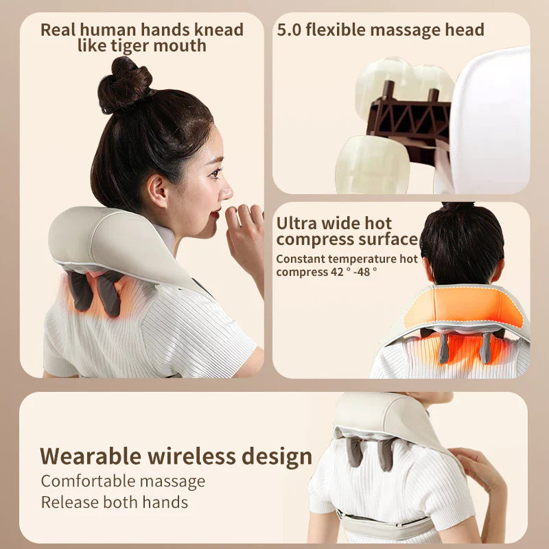 RelaxEase™ 6D Neck Massager