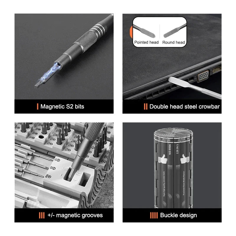 FixCore™ 128pcs Screwdriver Set