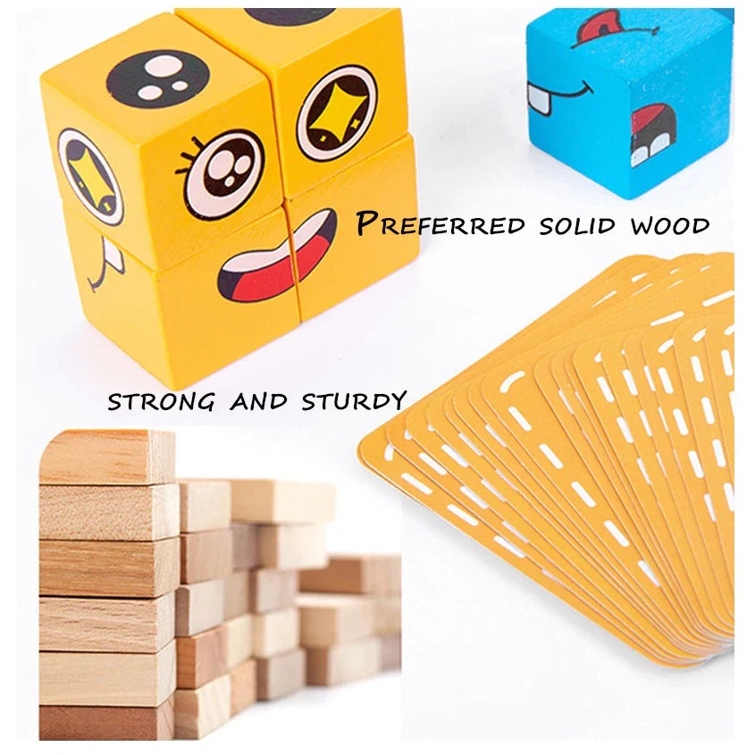 ExpressiBlocks™ Face-Changing Puzzle Game
