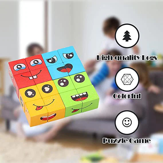 ExpressiBlocks™ Face-Changing Puzzle Game