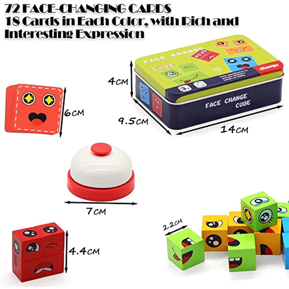 ExpressiBlocks™ Face-Changing Puzzle Game